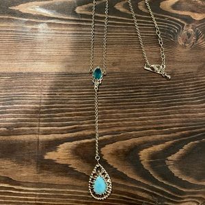 Kendra Scott Necklace in Aqua